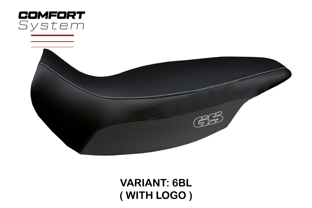 TPZ Giarre Comfort black Saddle covering Logo BMW R1150GS Adventure 2002-2006