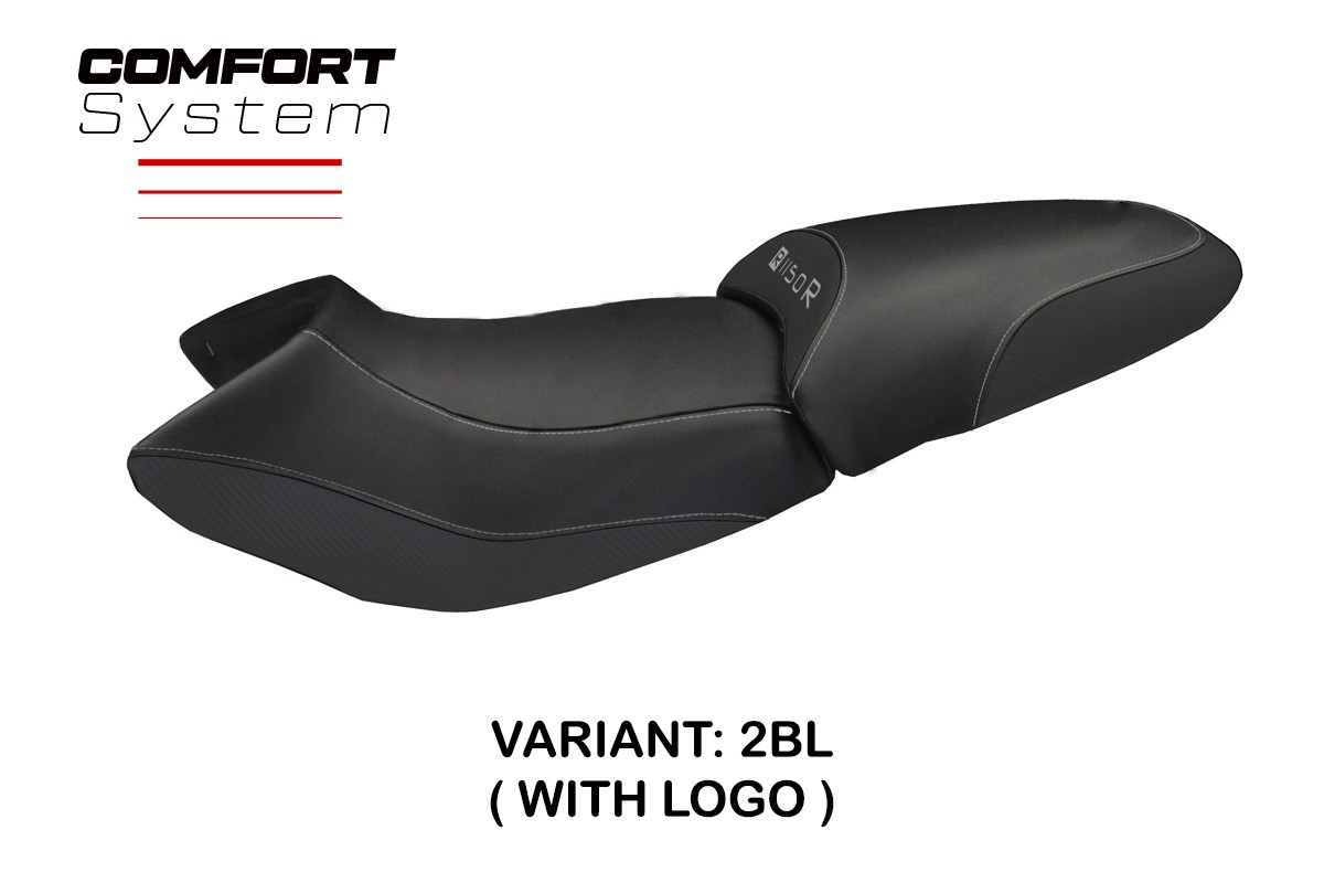 Rivestimento sella TPZ Massimo Carbon Color Comfort Logo nero BMW R1150R 2000-2007