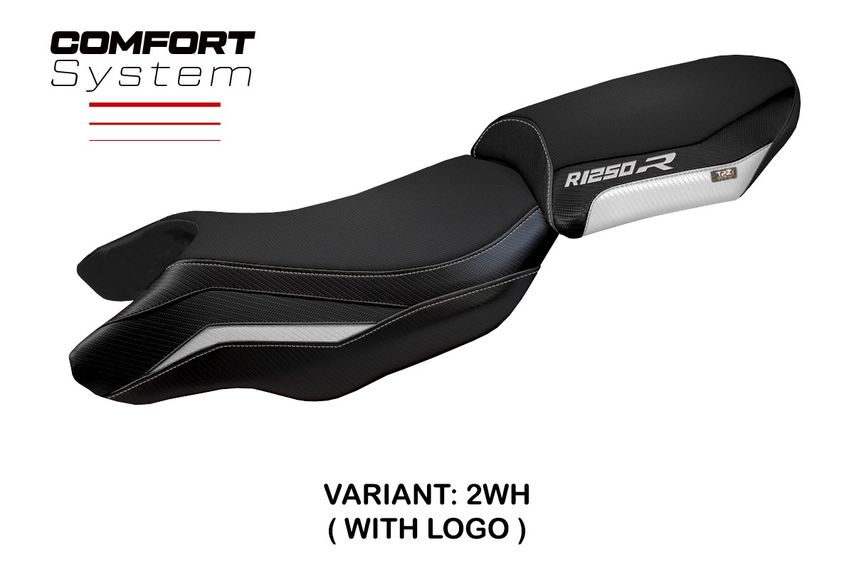 Rivestimento sella TPZ Puma Comfort Logo bianco BMW R1250R 2019-2025