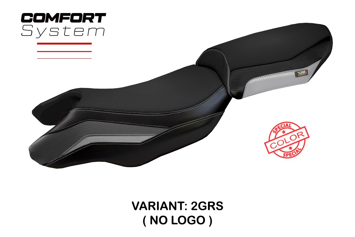 Rivestimento sella TPZ Puma Comfort Special grigio-argento BMW R1250R 2019-2025
