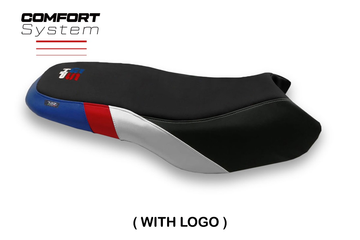 Rivestimento sella TPZ Favria Comfort Logo colore HP BMW R1200/1250GS Rallye 2017-2024