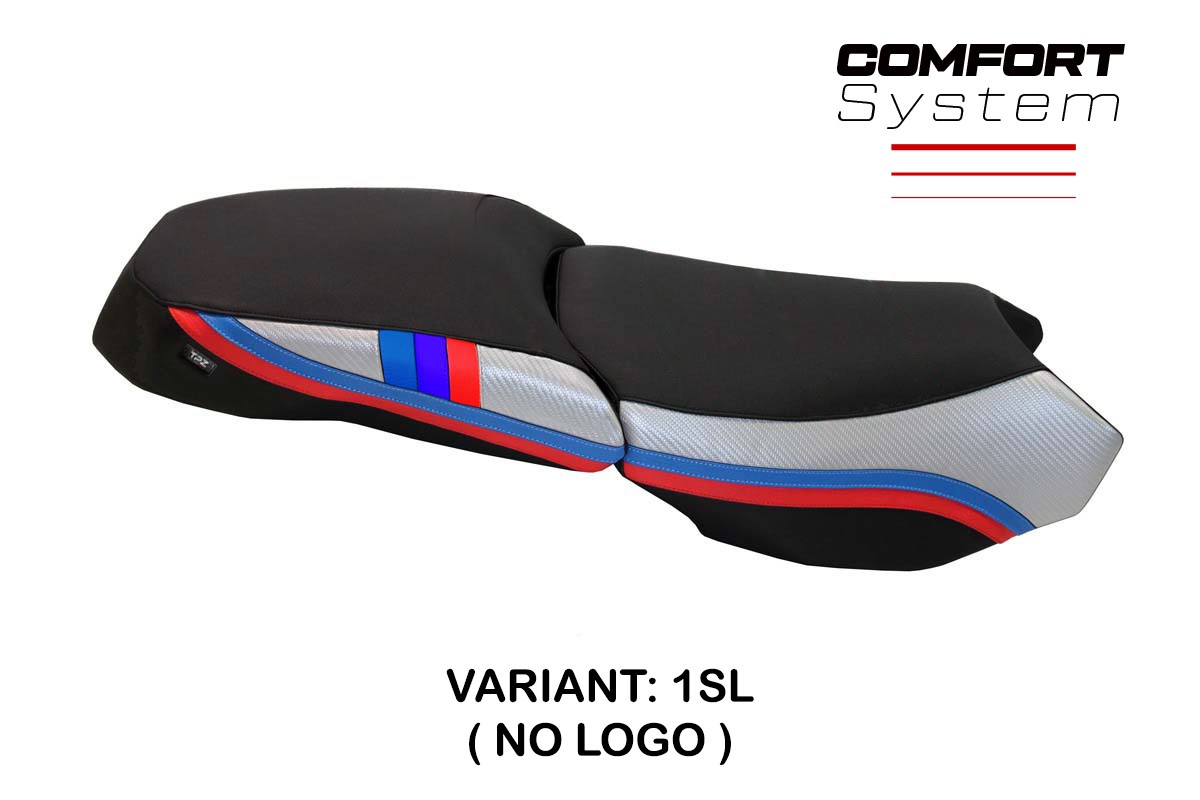 TPZ Exclusive Anniversary Comfort silver Saddle covering BMW R1200GS Adventure 2013-2018