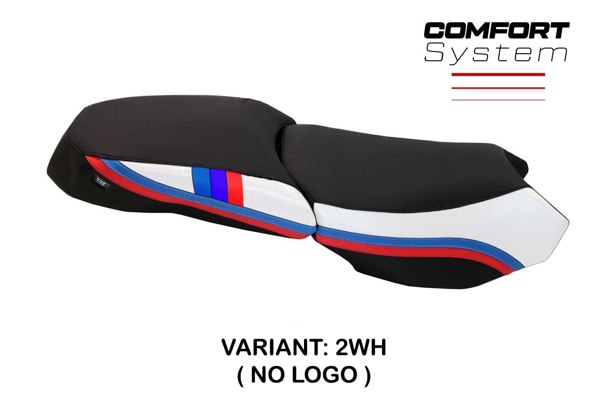 TPZ Exclusive Anniversary Comfort white Saddle covering BMW R1200GS Adventure 2013-2018