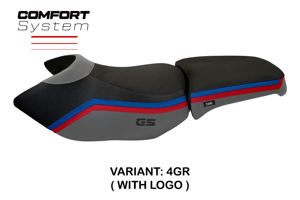 Rivestimento sella TPZ Ionia 1 Comfort Logo grigio BMW R1200GS Adventure 2006-2012
