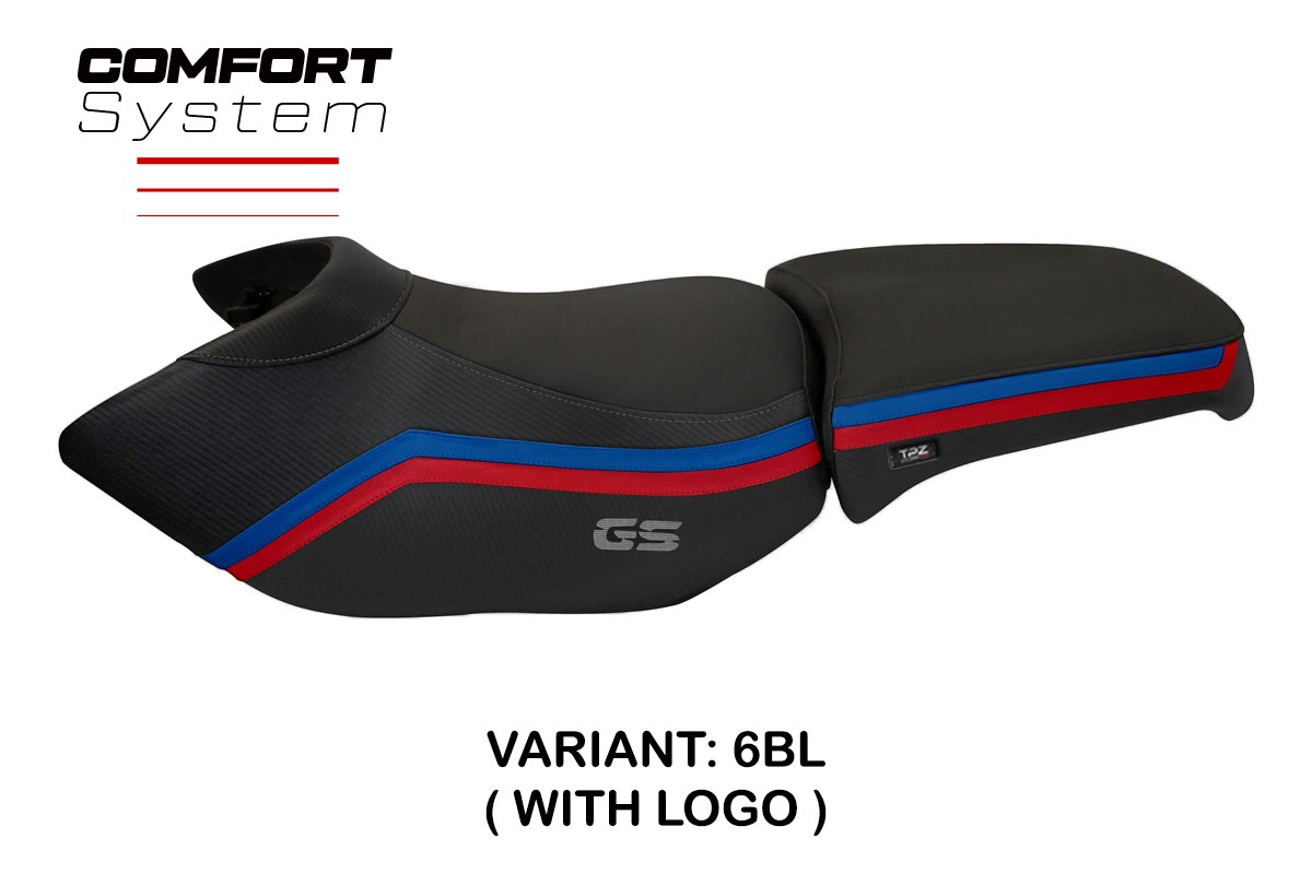 Rivestimento sella TPZ Ionia 1 Comfort Logo nero BMW R1200GS Adventure 2006-2012