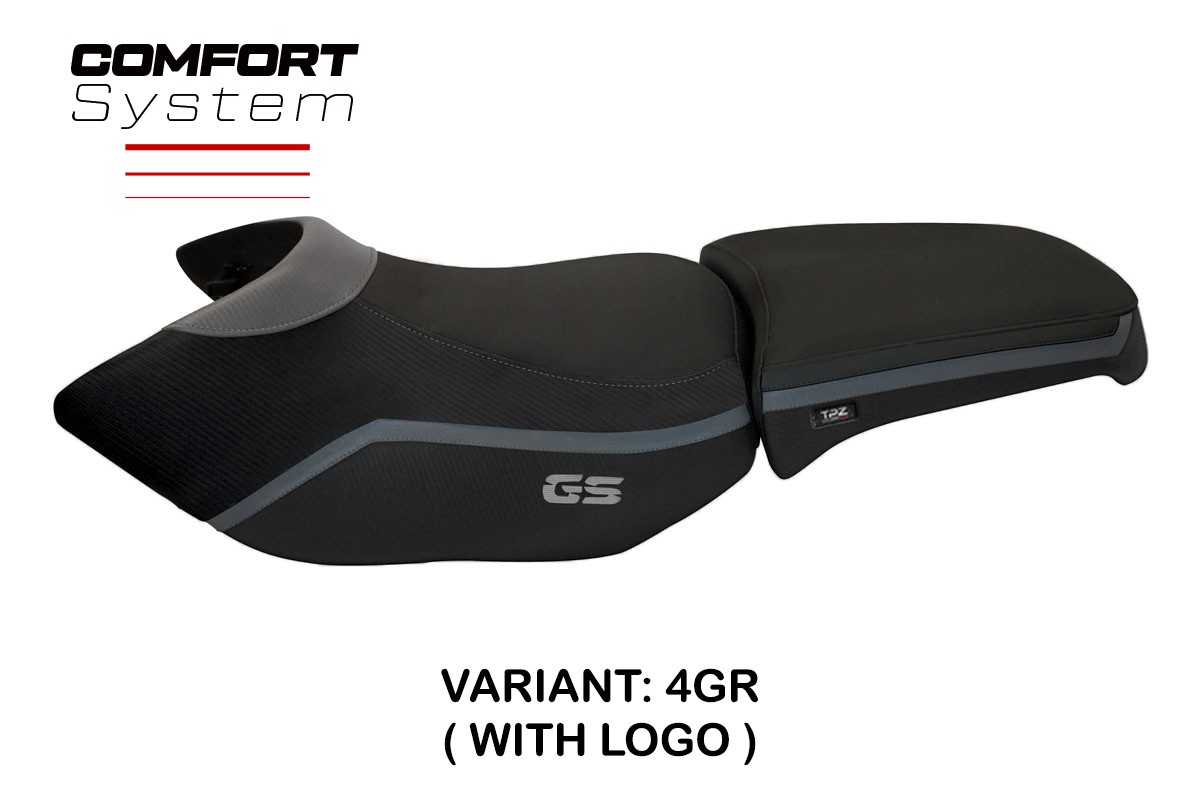 Rivestimento sella TPZ Ionia 4 Comfort Logo grigio BMW R1200GS Adventure 2006-2012