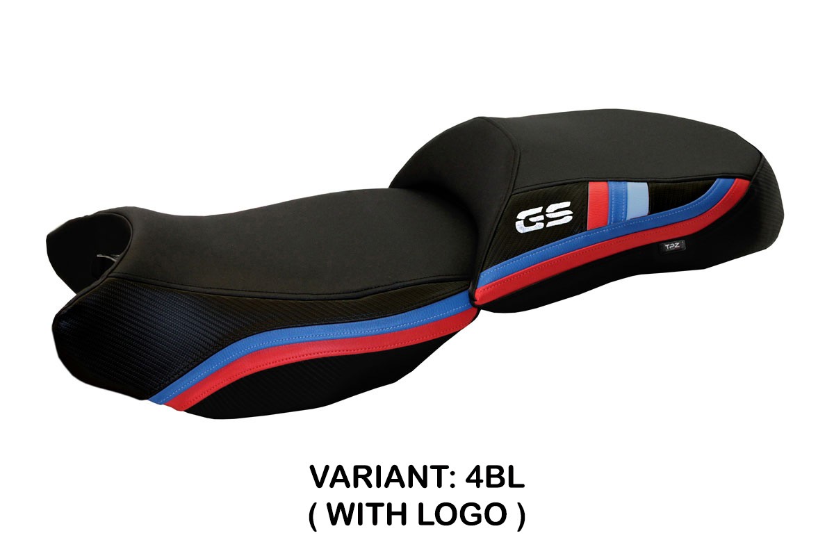 TPZ Exclusive Anniversary black Saddle covering Logo BMW R1200GS 2013-2018