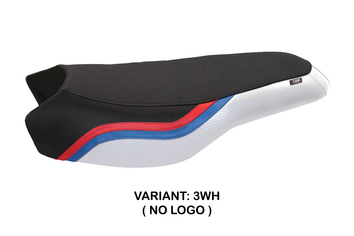 TPZ Bonn 2 white Saddle covering BMW R1200/1250GS Rallye 2017-2024