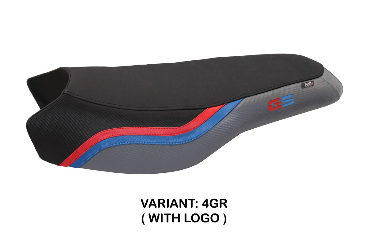 TPZ Bonn 2 grey Saddle covering Logo BMW R1200/1250GS Rallye 2017-2024