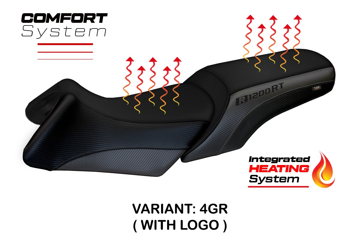 Rivestimento sella riscaldata TPZ Comfort Logo grigio BMW R1200RT 2006-2013