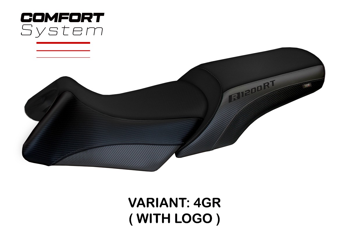 Rivestimento sella TPZ Roberto Comfort Logo grigio BMW R1200RT 2006-2013