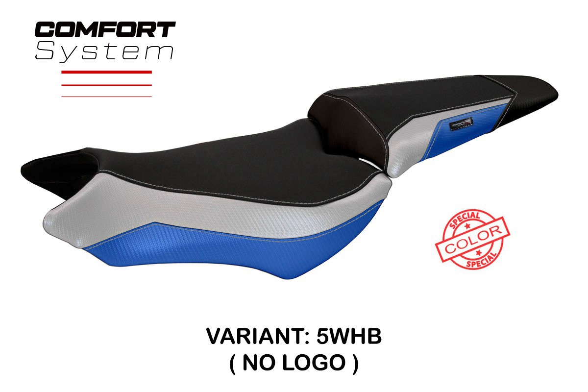 Rivestimento sella TPZ Ponza Comfort bianco-blu Honda CB1000R 2008-2017