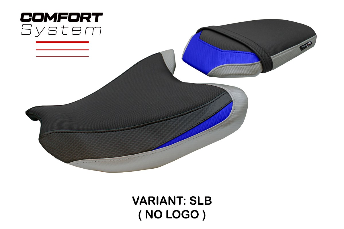 Rivestimento sella TPZ Fukaya Comfort argento-blu Yamaha MT07 2025