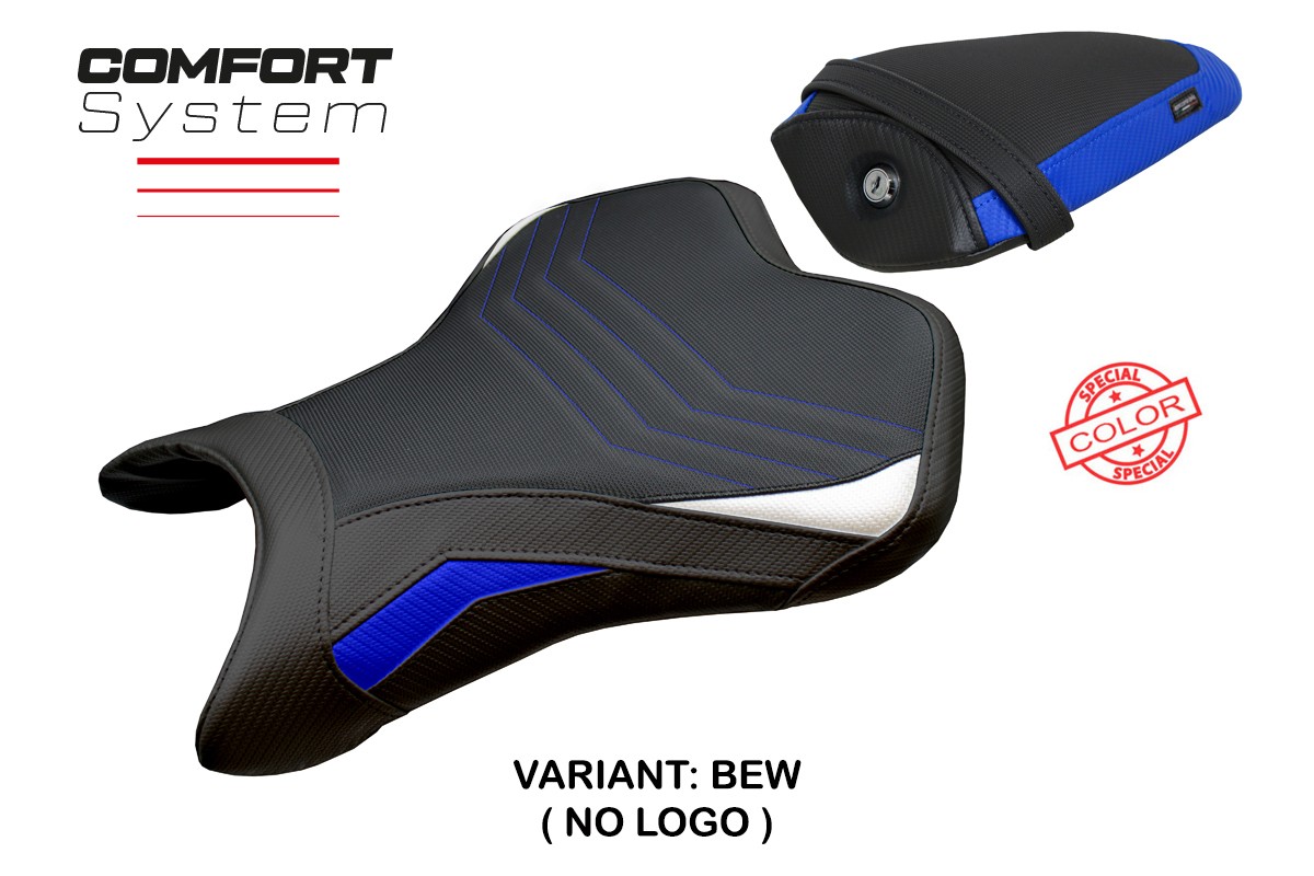 Rivestimento sella TPZ Lida Comfort blu-bianco Yamaha R9 2025