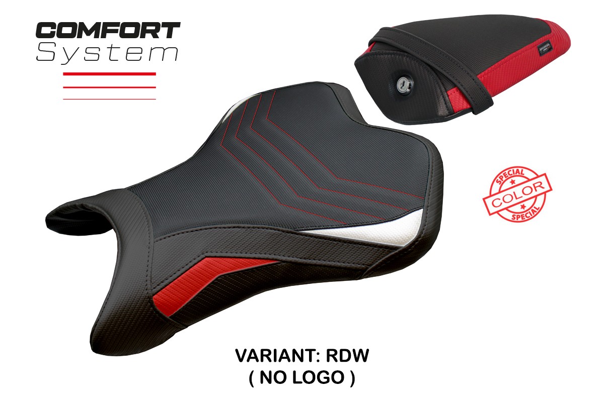 Rivestimento sella TPZ Lida Comfort rosso-bianco Yamaha R9 2025