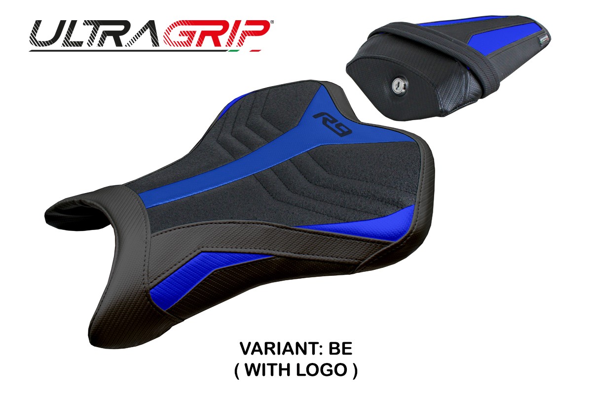 Rivestimento sella TPZ Lida Ultragrip Logo blu Yamaha R9 2025
