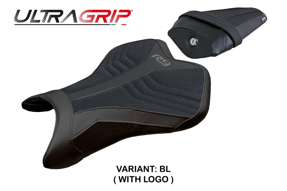 Rivestimento sella TPZ Lida Ultragrip Logo nero Yamaha R9 2025