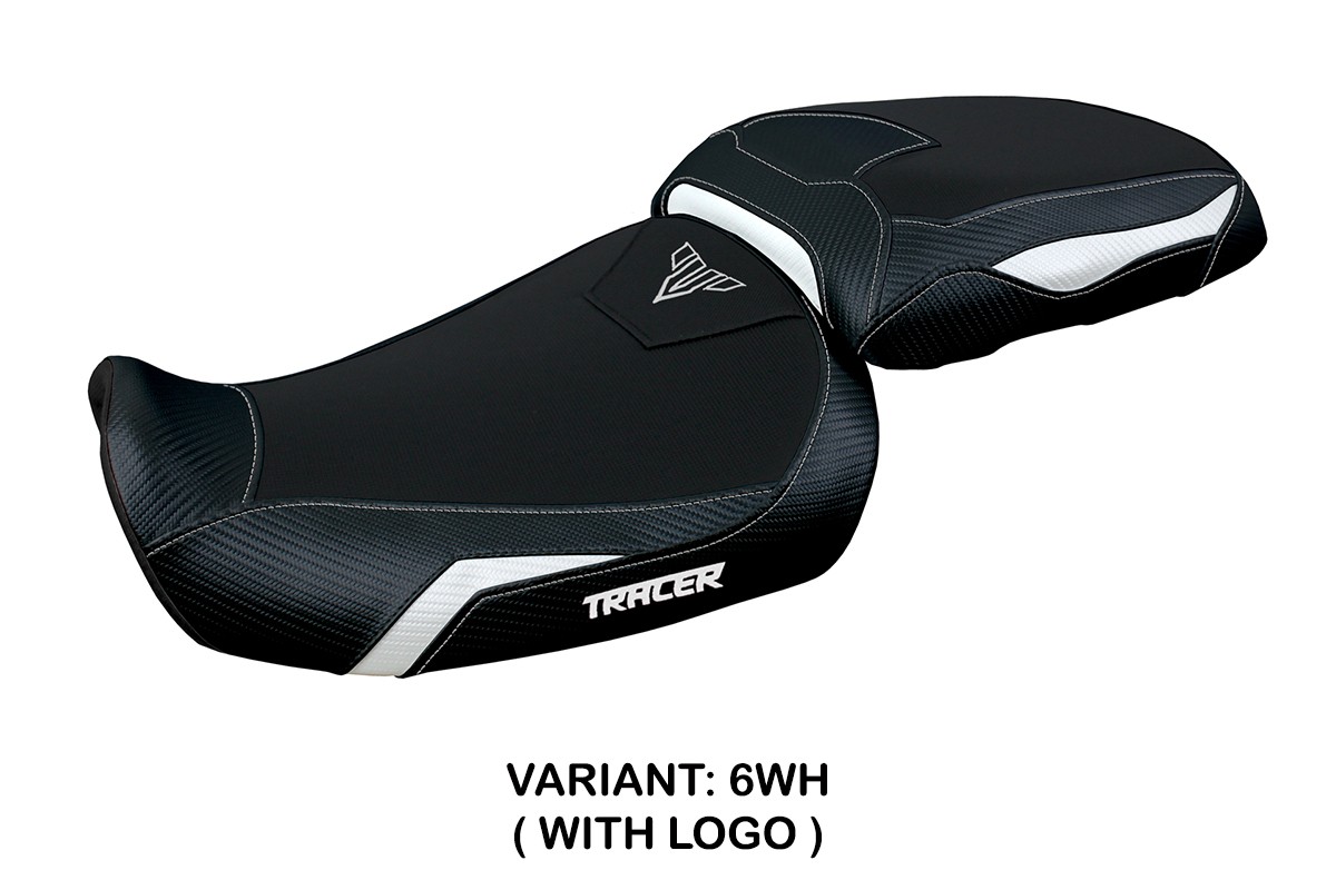 Rivestimento sella TPZ Gadir Logo bianco Yamaha Tracer 9/GT 2021-2024