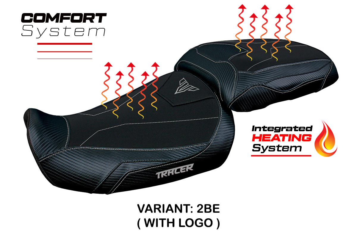 Rivestimento sella riscaldata TPZ Comfort Logo nero Yamaha Tracer 9/GT 2021-2024