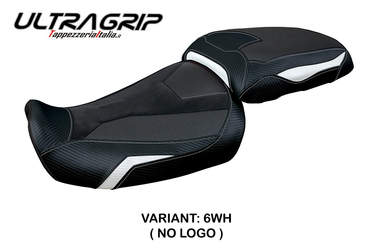 TPZ Gadir Ultragrip white Saddle covering Yamaha Tracer 9/GT 2021-2024