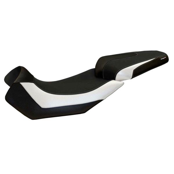 Rivestimento sella TPZ Nuoro 2 bianco Aprilia Caponord 1200 2013-2017