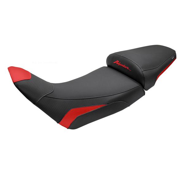 TPZ Asmara - Standard Comfort red Complete saddle Logo Honda Africa Twin 1100 2020-2025