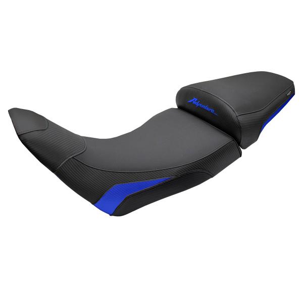 TPZ Lowered Asmara Comfort blue Complete saddle Logo Honda Africa Twin 1100 2020-2025