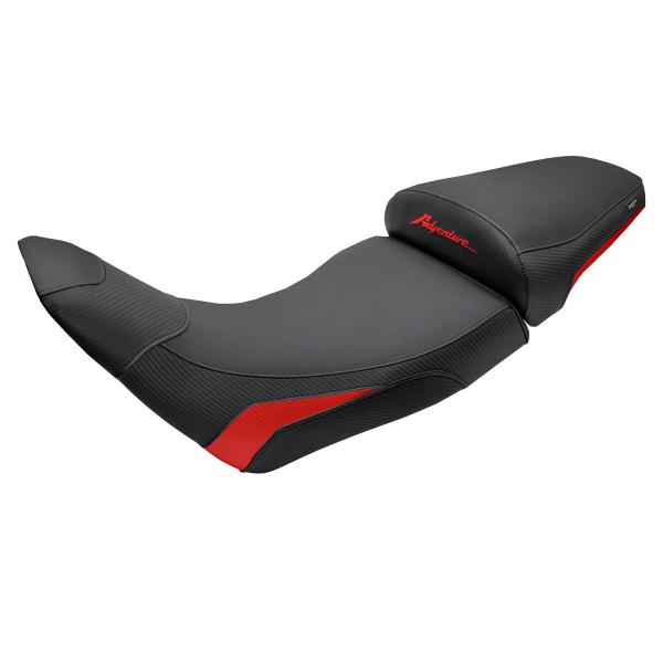 TPZ Lowered Asmara Comfort red Complete saddle Logo Honda Africa Twin 1100 2020-2025