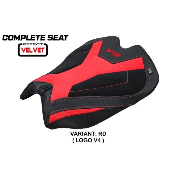 TPZ Pavia Velvet Red Saddle Ducati Panigale V4 2025-2026