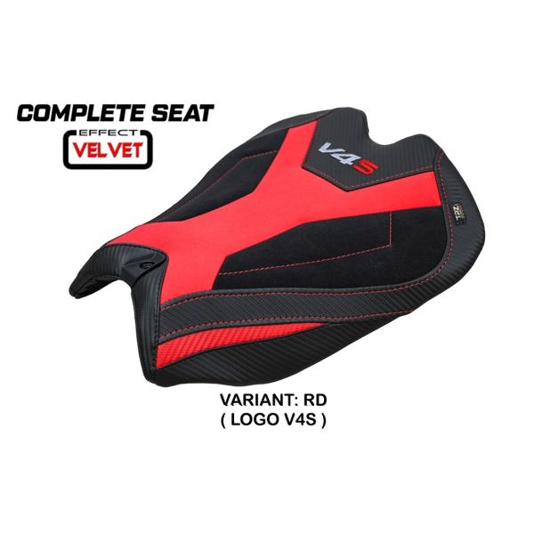 TPZ Pavia Velvet Red Saddle Ducati Panigale V4S 2025-2026