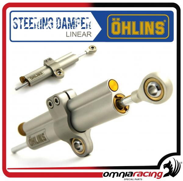 Linear Steering Damper Ohlins stroke 90 (bracket 02230-05)