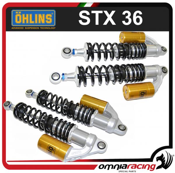 Ohlins Stx 36 Twin Mono Shock Suspension for Moto Guzzi V9 Almg 606 - Shock Absorber