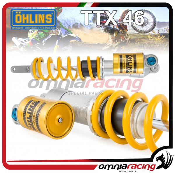 Ohlins TTX46 T46PR1C1W Shock Absorber with spring for Yamaha YZ 125/250 2013>