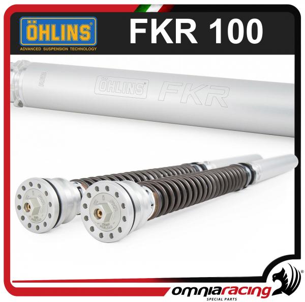 Ohlins FKR100 TTX Adjustable Fork Cartridges Kit, with springs for Kawasaki ZX10R 2016>