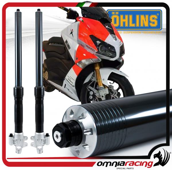 Ohlins FGRT 43mm Black Fork Kit with Caliper Brakets for Yamaha T-Max 530 2012>2014