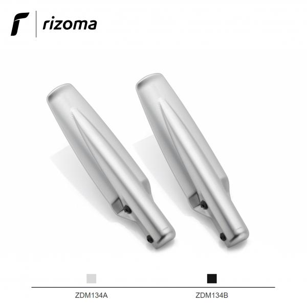 Rizoma fork stem protectors silver color for Ducati Scrambler 800 2015>