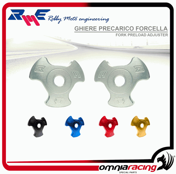 Robby Moto Fork Preload adjuster For Kawasaki ZX 14 R 06>09 / ZX 12 R 00>06
