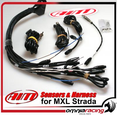 Kit Sensori Base con Cablaggio per AIM MXL Strada