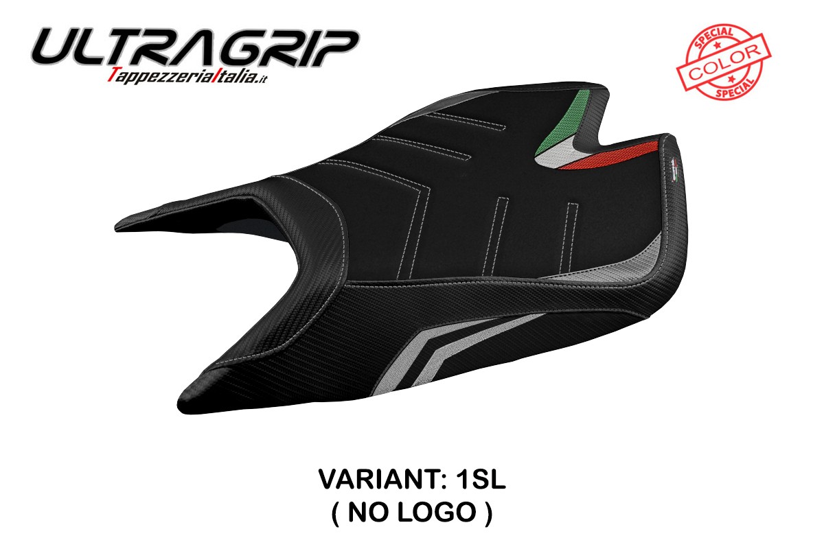 Rivestimento sella TPZ Leon Ultragrip Special argento Aprilia RSV4 2021-2025