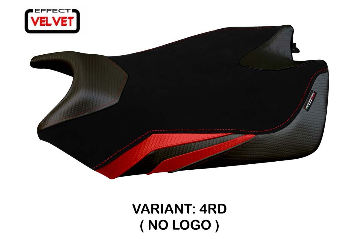 Rivestimento sella TPZ Torino Velvet rosso Aprilia RSV4 2009-2020