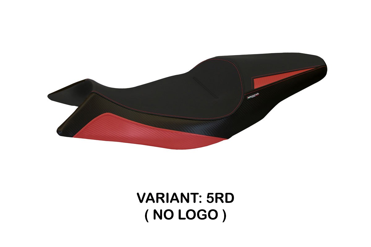 TPZ Asti 1 red Saddle covering Aprilia Shiver 2010-2020