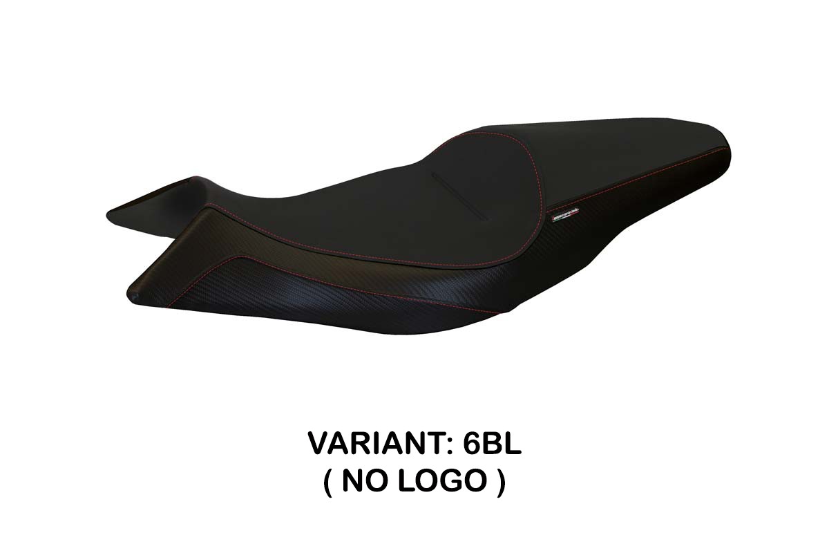 TPZ Asti 1 black Saddle covering Aprilia Shiver 2010-2020