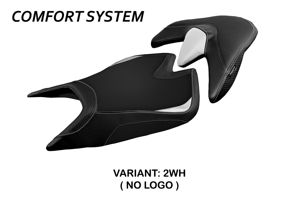 Rivestimento sella TPZ Zuera Comfort bianco Aprilia Tuono V4 2021-2025