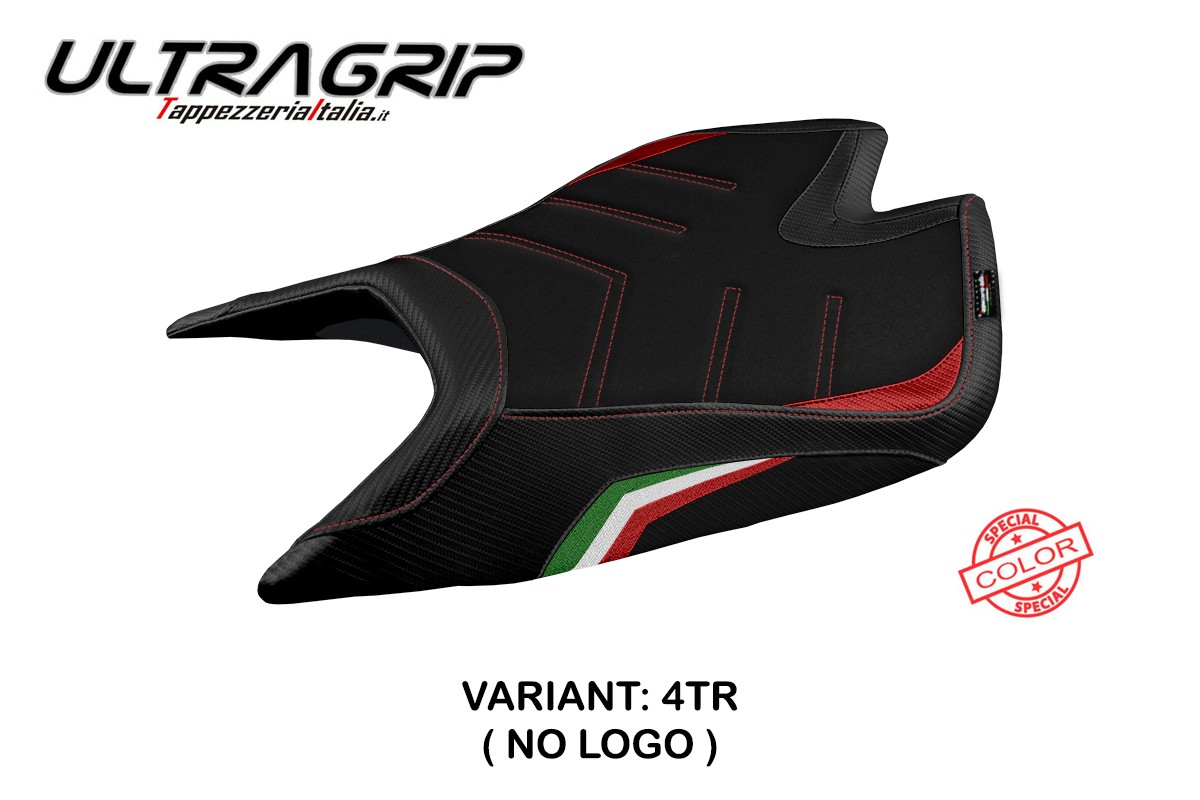 Rivestimento sella TPZ Nashua Ultragrip Special tricolore Aprilia Tuono V4 Factory 2021-2025