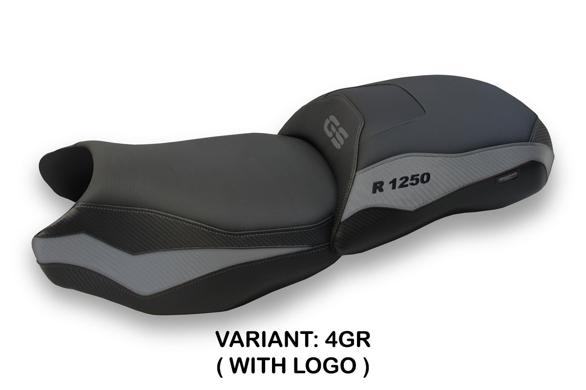 Rivestimento sella TPZ Dobbiaco Logo grigio BMW R1250GS 2019-2023