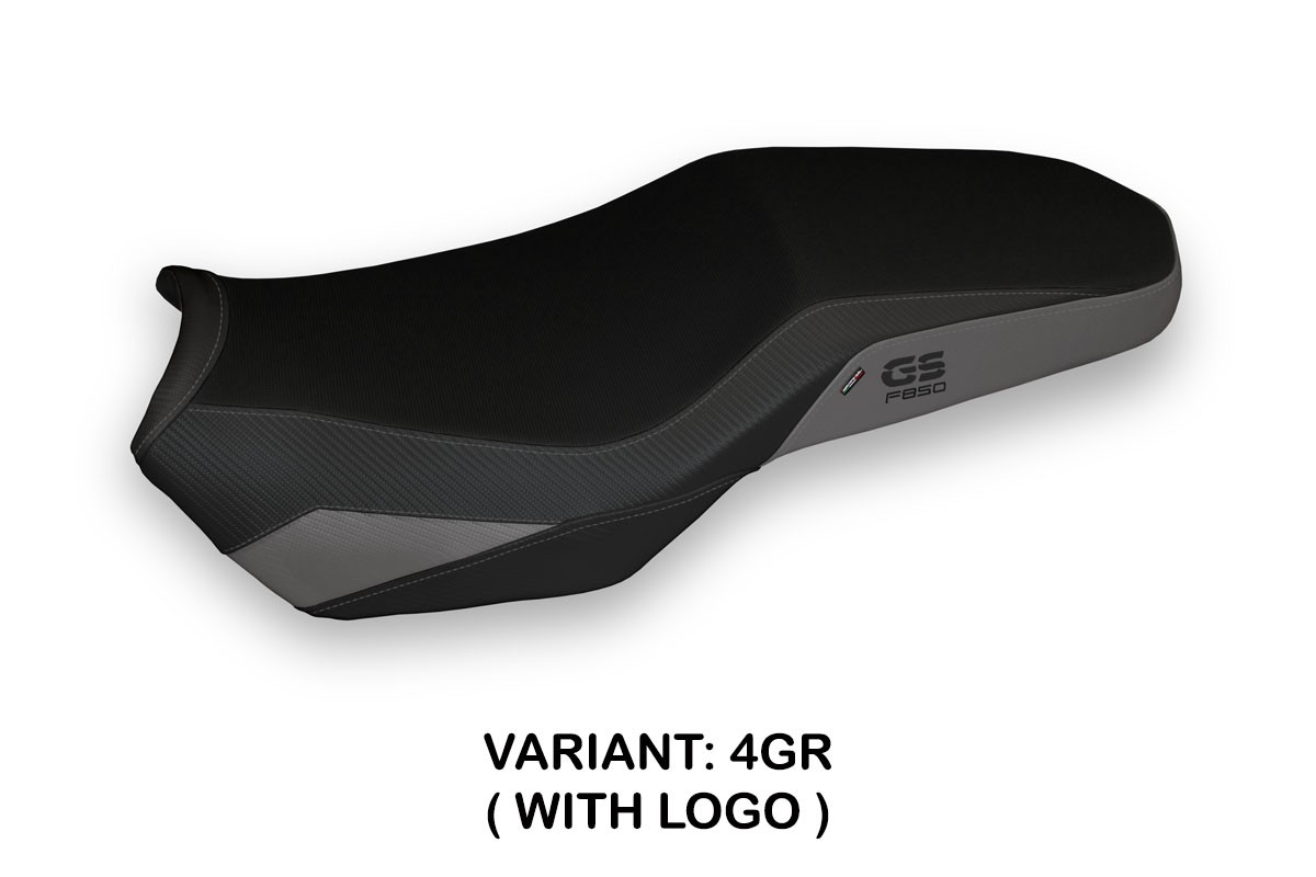 Rivestimento sella TPZ Divo Logo grigio BMW F850GS Adventure 2019-2024