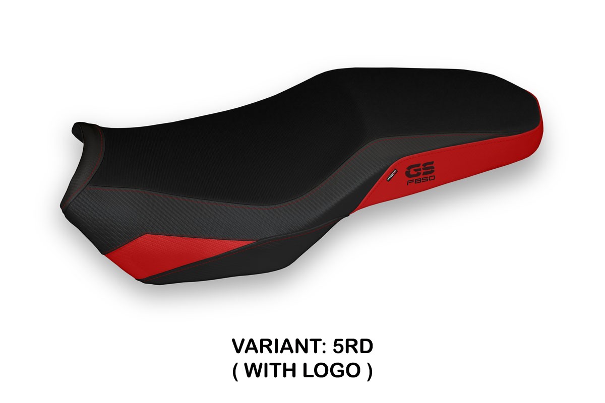 Rivestimento sella TPZ Divo Logo rosso BMW F850GS Adventure 2019-2024