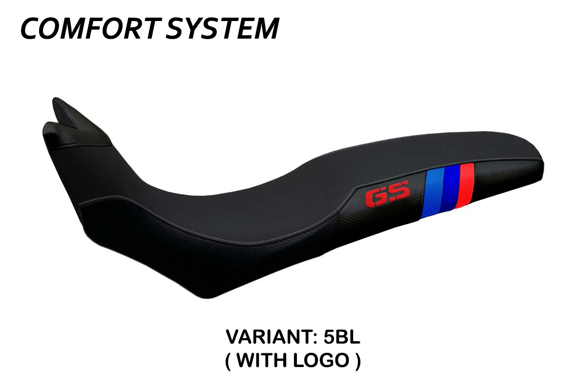 TPZ Barone Anniversary Comfort black Saddle covering Logo BMW F700GS/F800GS 2008-2018