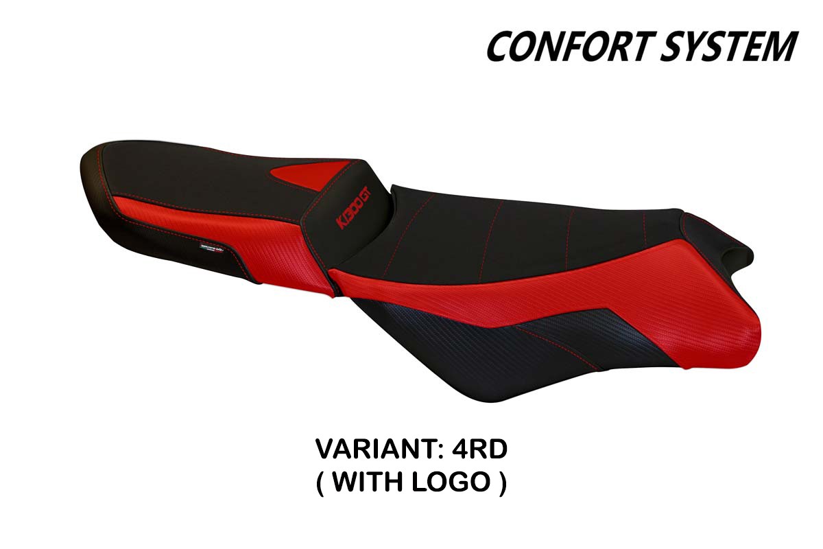 TPZ Anapa 1 Comfort red Saddle covering Logo BMW K1300GT 2009-2011