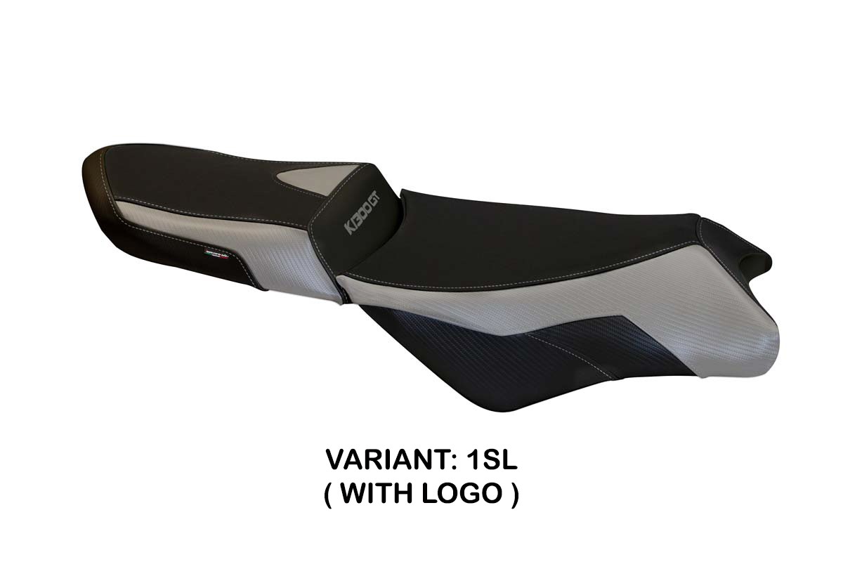TPZ Banff 1 silver Saddle covering Logo BMW K1300GT 2009-2011